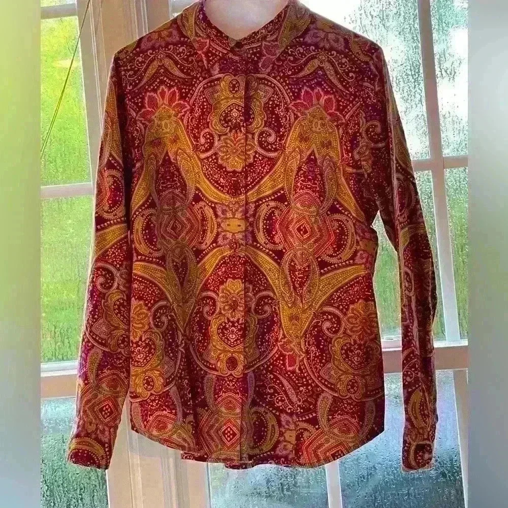 Jones New York Signature Medium Button Down Long Sleeve